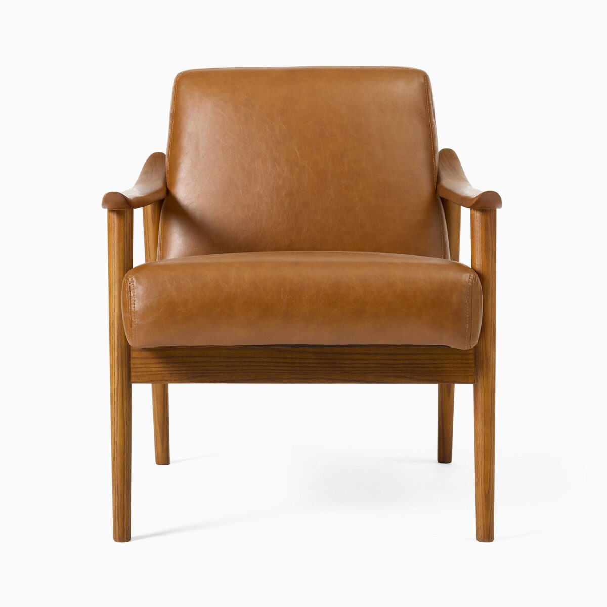 Aulia Leather Show Wood Chair - Image 3