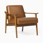 Aulia Leather Show Wood Chair