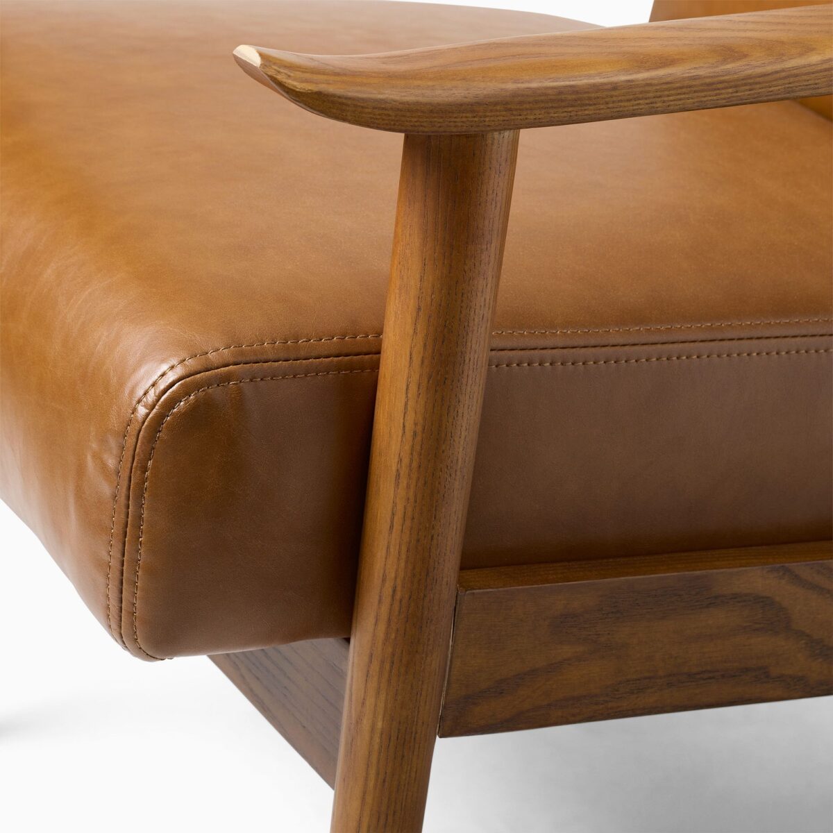 Aulia Leather Show Wood Chair - Image 6