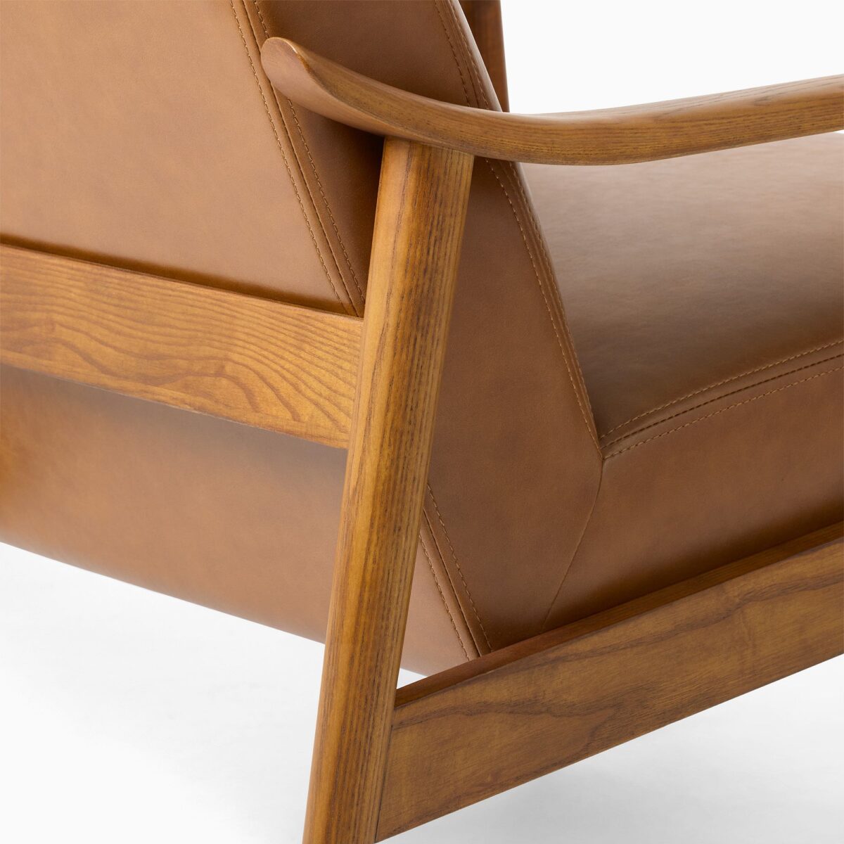 Aulia Leather Show Wood Chair - Image 5