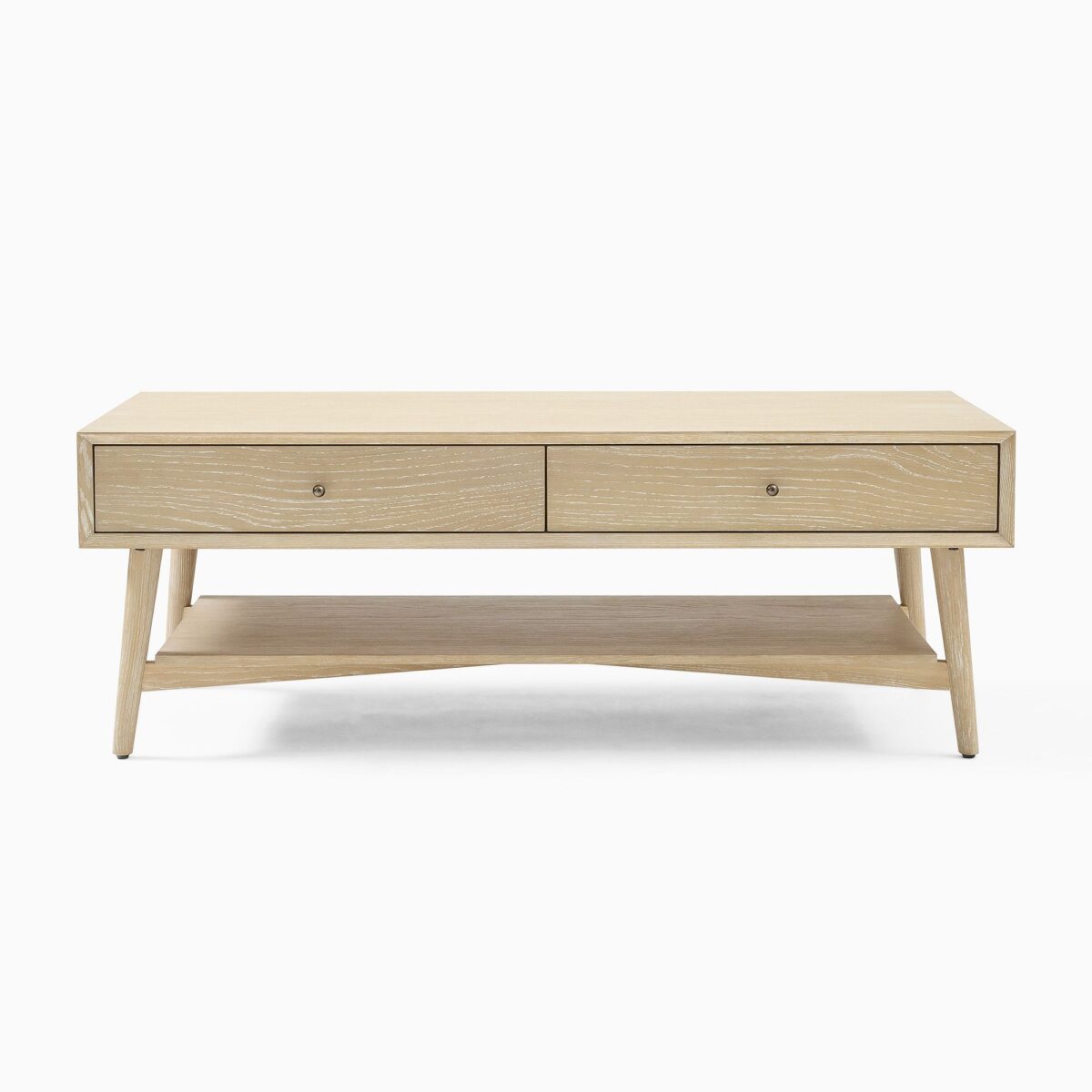 Indira Storage Coffee Table - Natural Finish - Image 2