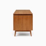 Mahesa Teak Executive Desk - Natural Finish - Image 7