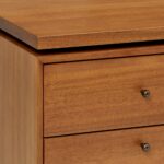 Mahesa Teak Executive Desk - Natural Finish - Image 6