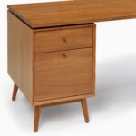 Mahesa Teak Executive Desk - Natural Finish - Image 4