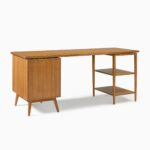 Sultan Agung Teak Executive Desk - Natural Finish - Image 3