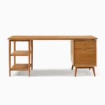 Sultan Agung Teak Executive Desk - Natural Finish - Image 2