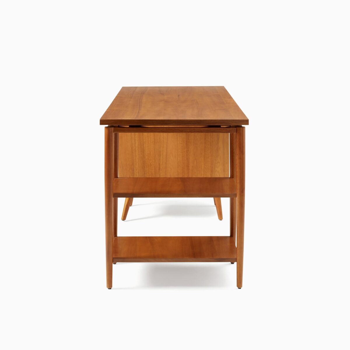 Sultan Agung Teak Executive Desk - Natural Finish - Image 4