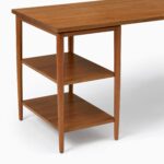 Diponegoro Teak Writing Desk - Natural Finish - Image 2