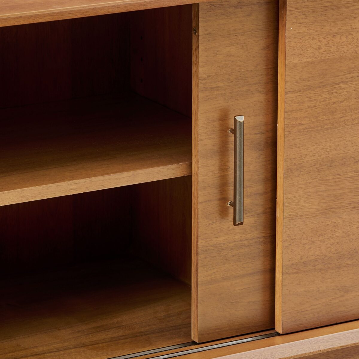 Ratu Shima Teak L-Shaped Desk - Natural Finish - Image 6