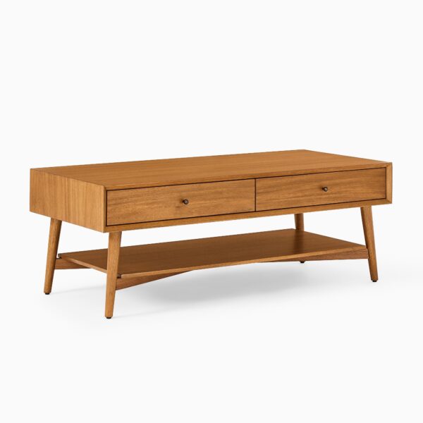 Arjuna Storage Coffee Table - Teak Finish