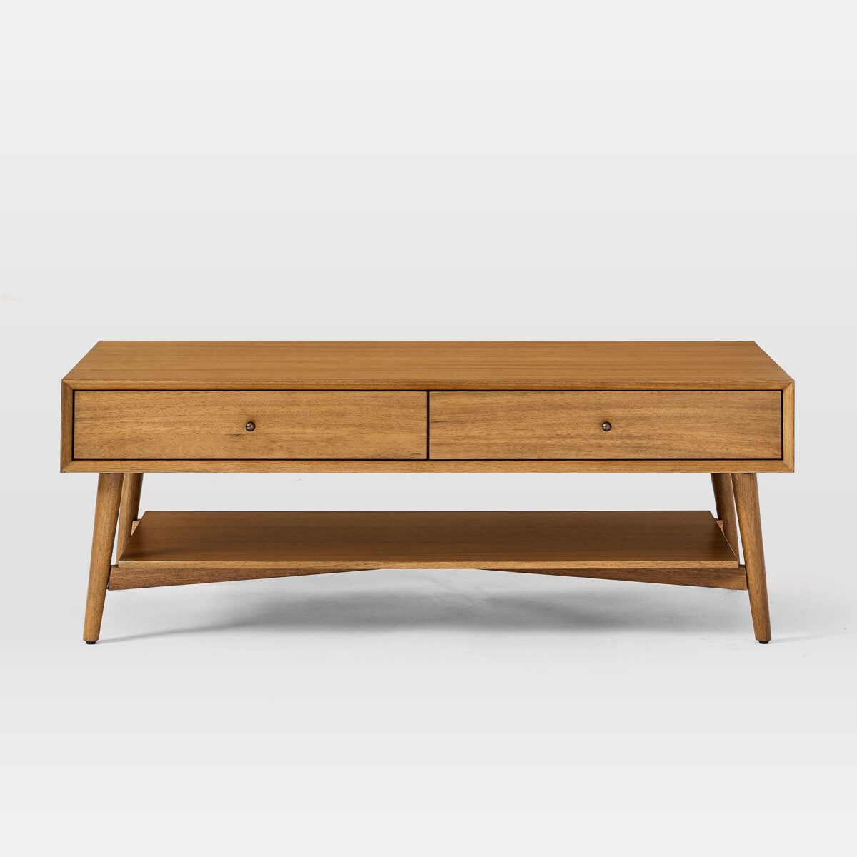 Arjuna Storage Coffee Table - Teak Finish - Image 2