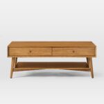 Arjuna Storage Coffee Table - Teak Finish - Image 2