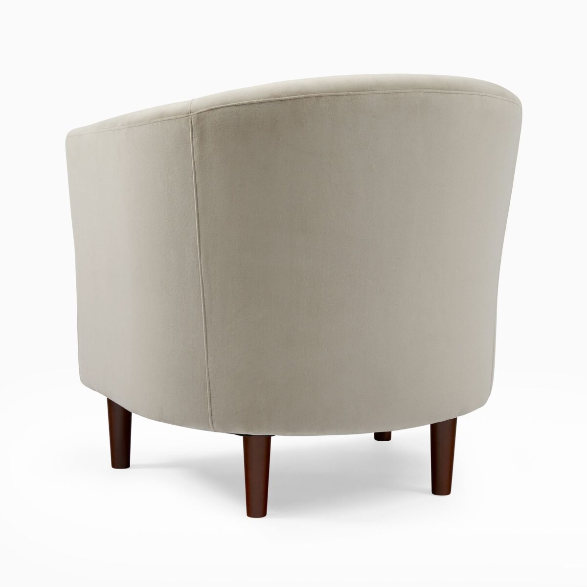 Mila Lounge Chair - Beige Finish - Image 5