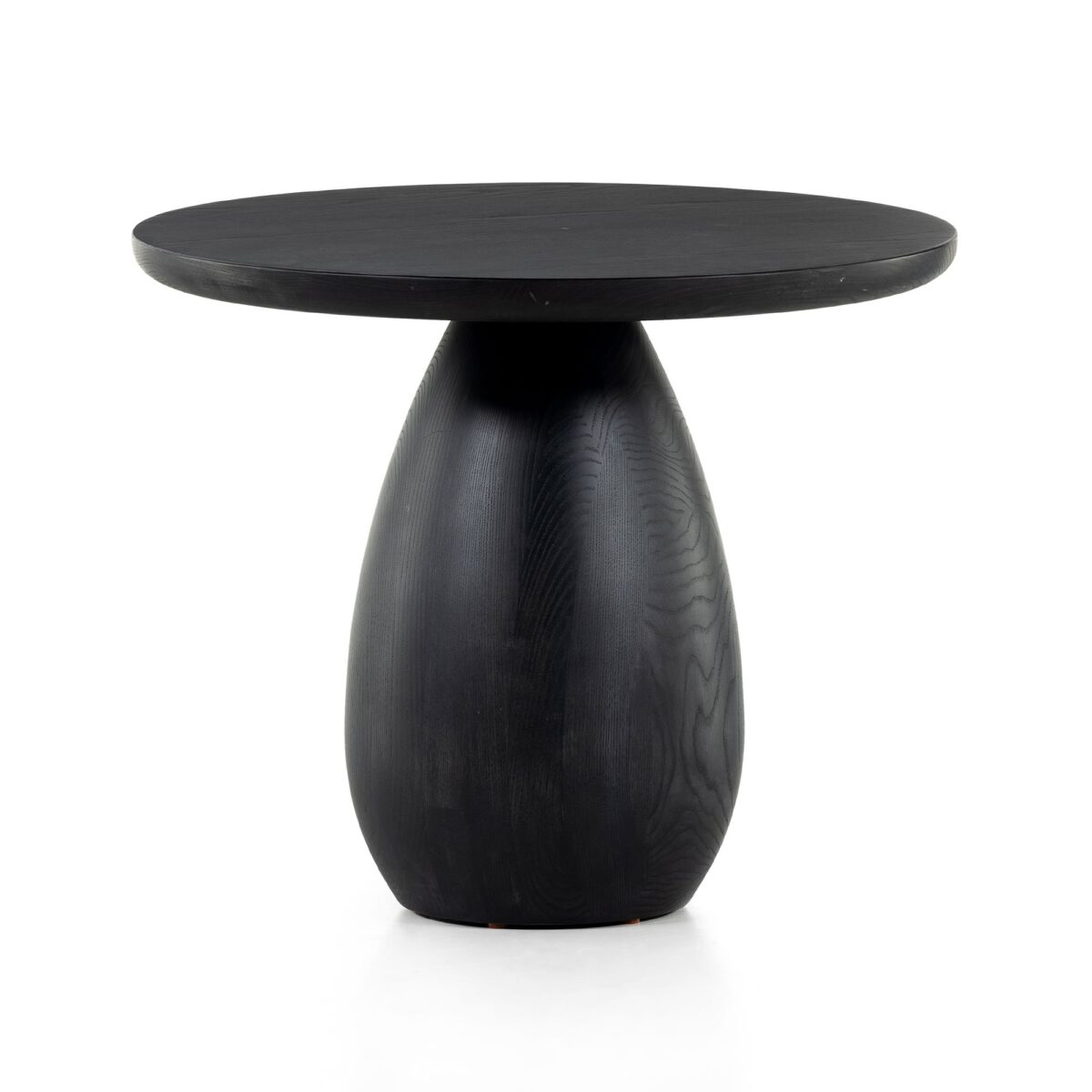 Nara Orb Base Side Table - Black Finish - Image 5
