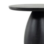 Nara Orb Base Side Table - Black Finish - Image 2