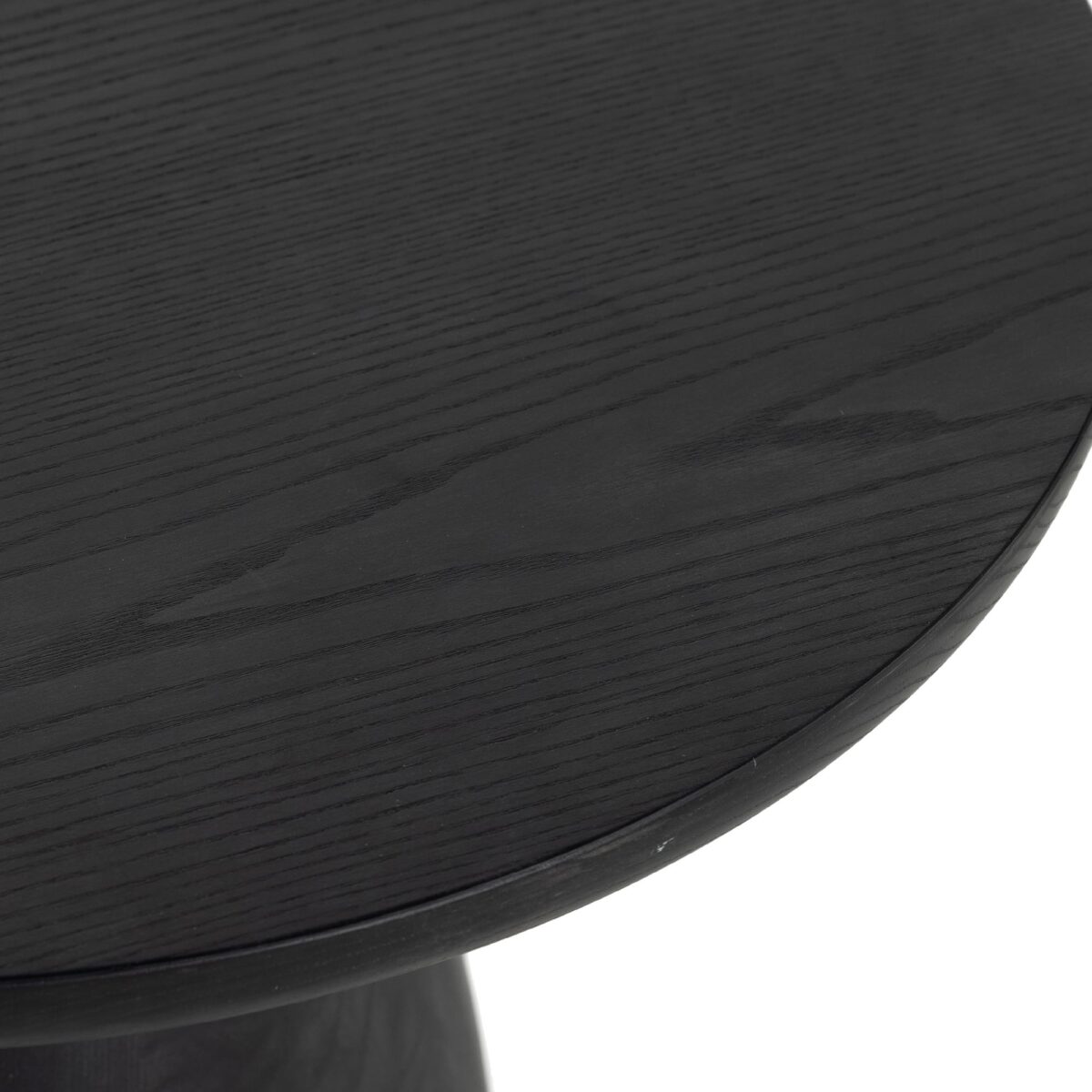 Nara Orb Base Side Table - Black Finish - Image 3