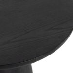 Nara Orb Base Side Table - Black Finish - Image 3