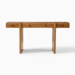 Gajah Mada Teak Writing Desk - Natural Finish - Image 3