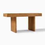 Gajah Mada Teak Writing Desk - Natural Finish - Image 4