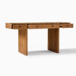 Gajah Mada Teak Writing Desk - Natural Finish - Image 2