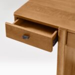 Gajah Mada Teak Writing Desk - Natural Finish - Image 6