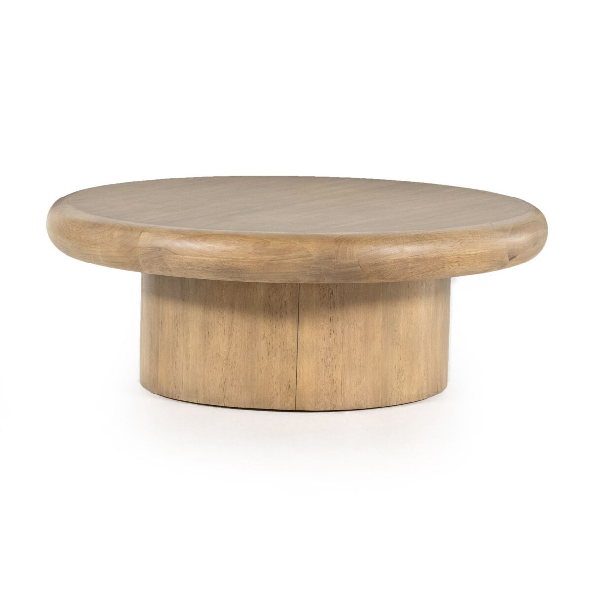 Ayu Round Coffee Table - Natural Finish - Image 2