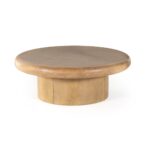 Ayu Round Coffee Table - Natural Finish