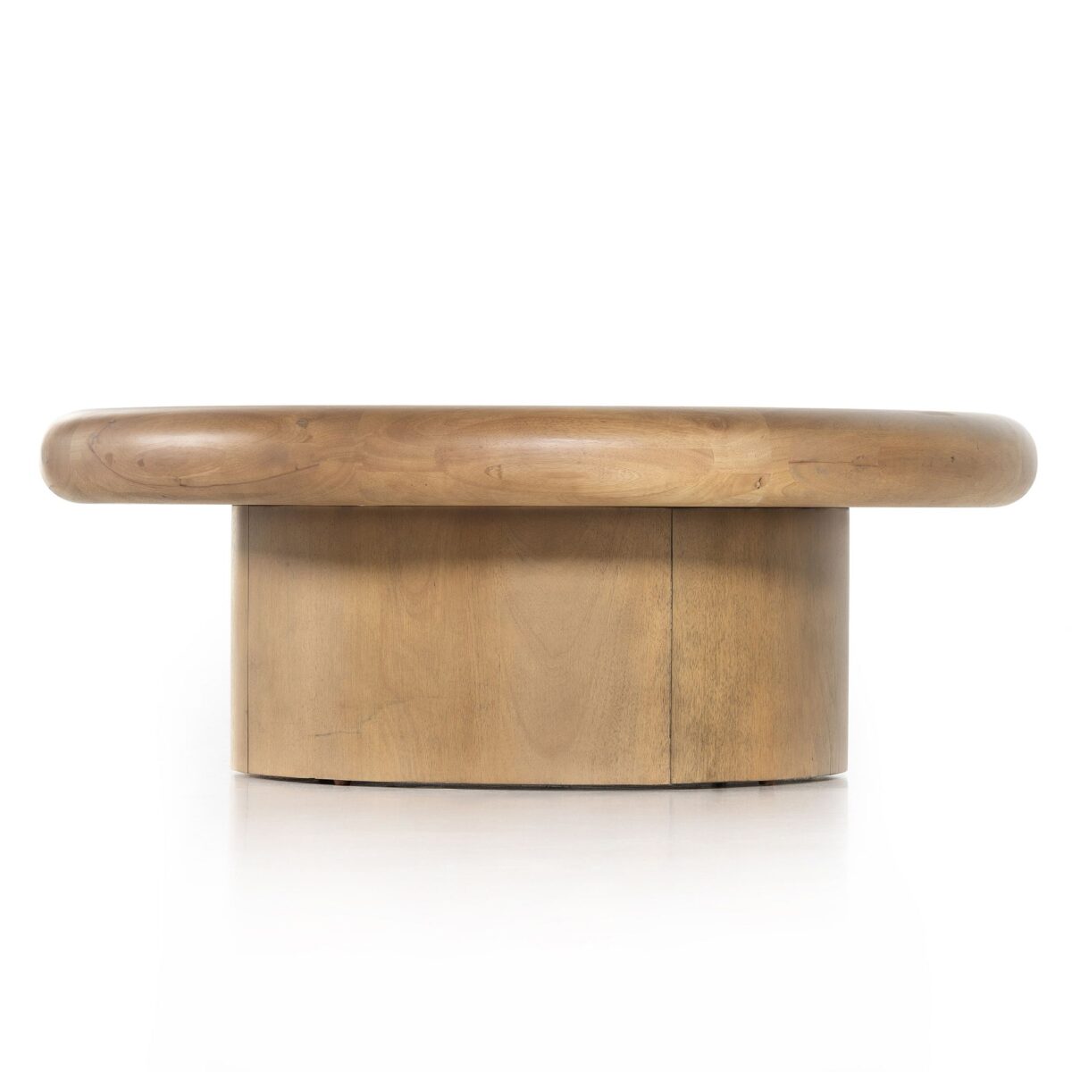 Ayu Round Coffee Table - Natural Finish - Image 3