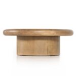 Ayu Round Coffee Table - Natural Finish - Image 3