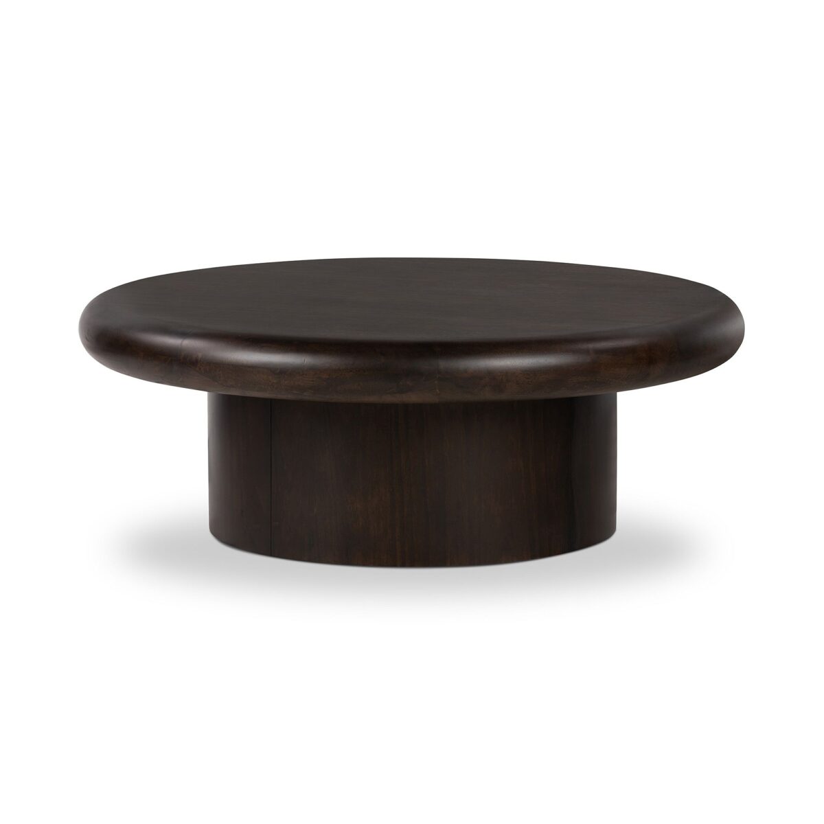 Ayu Round Coffee Table - Natural Finish - Image 7