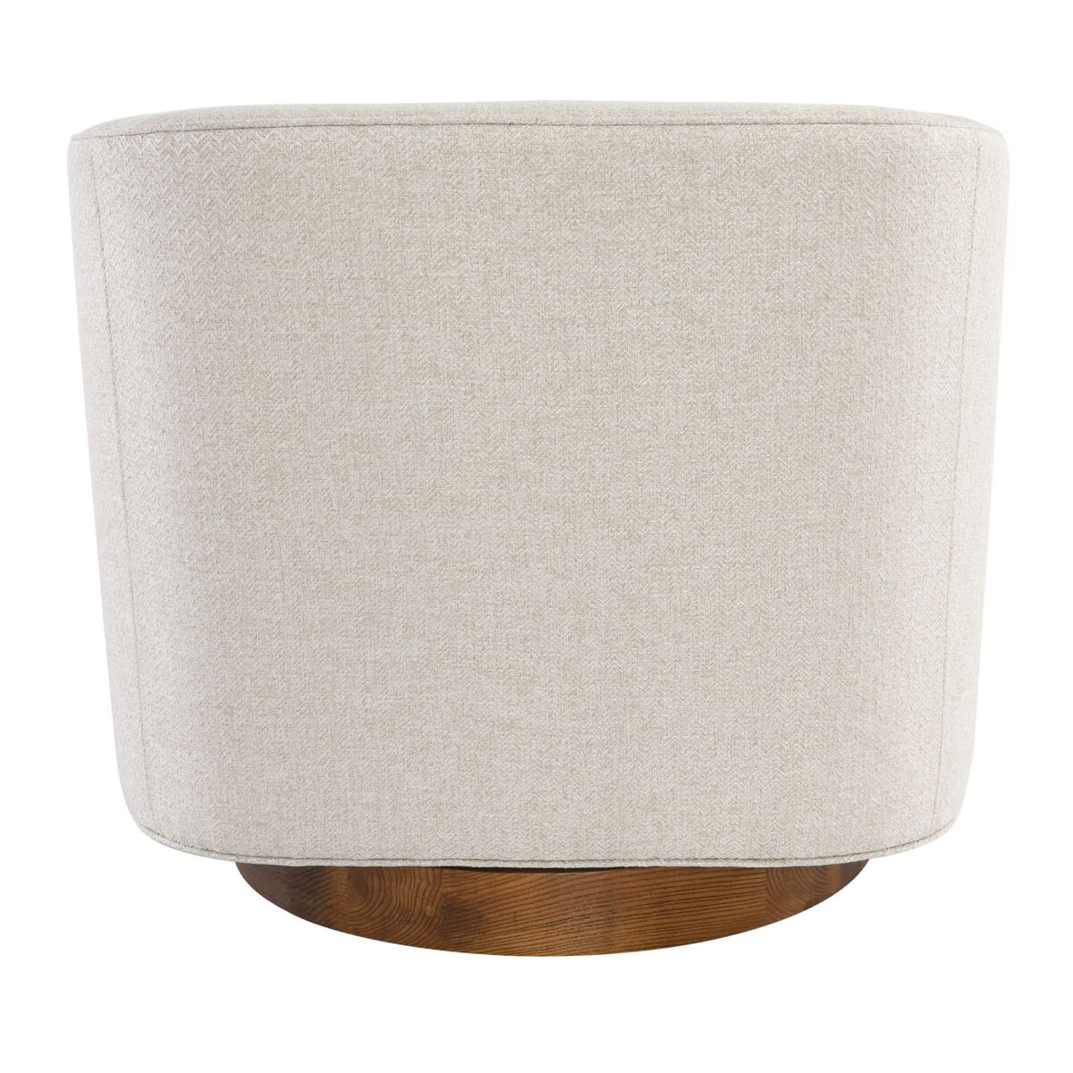 Aditya Swivel Base Chair - Beige Finish - Image 3