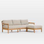 Bima Teak Outdoor Sofa Set - Natural Finish - Image 3