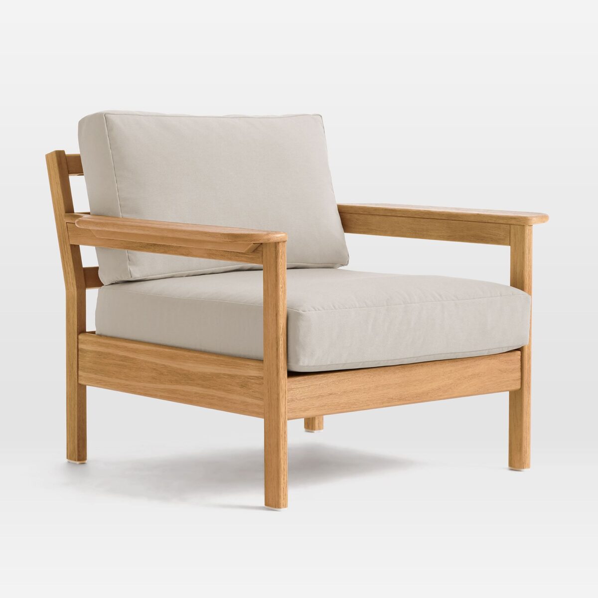 Bima Teak Outdoor Sofa Set - Natural Finish - Image 4