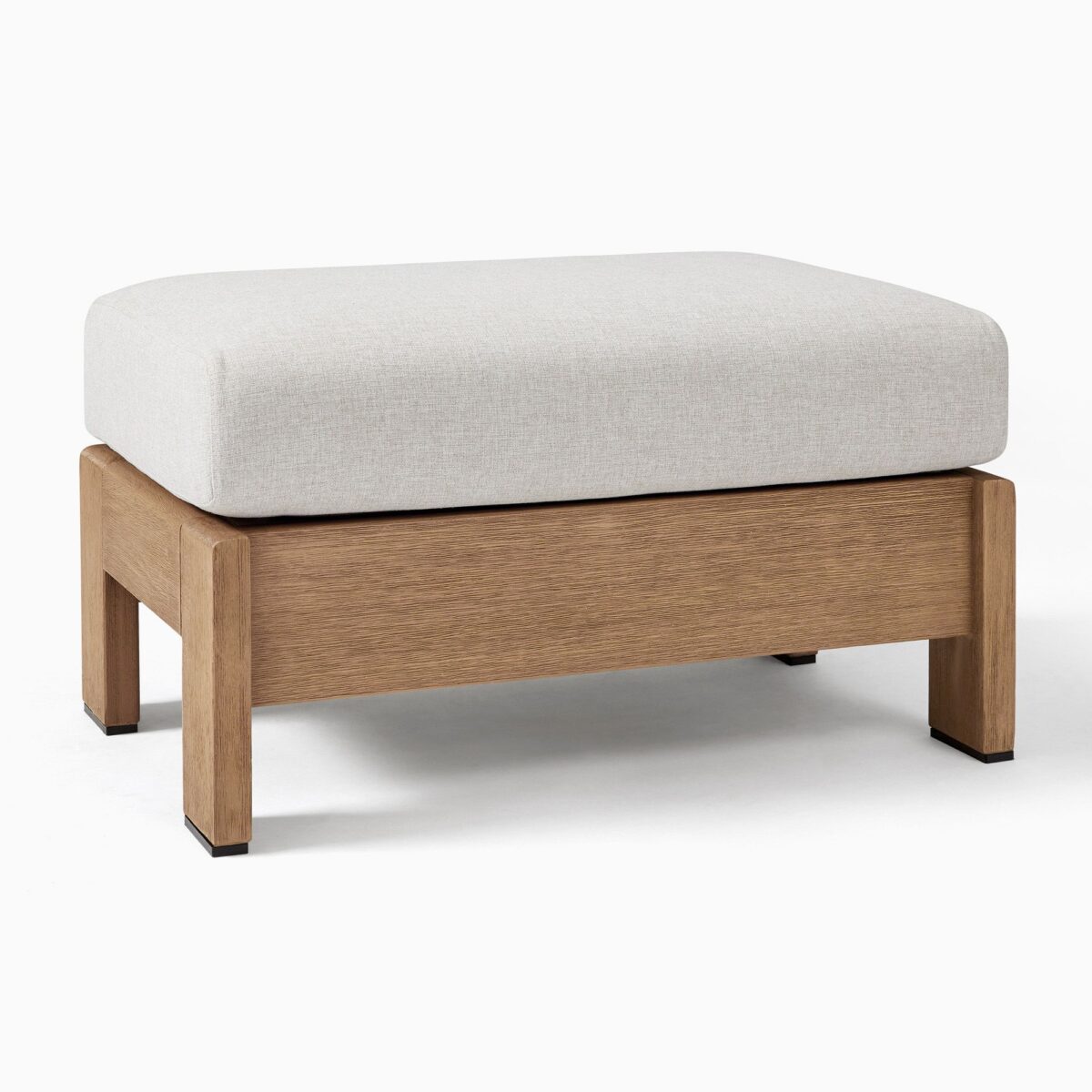 Nusantara Teak Outdoor Lounge Chair Set - Ivory Finish - Image 4
