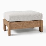 Nusantara Teak Outdoor Lounge Chair Set - Ivory Finish - Image 4