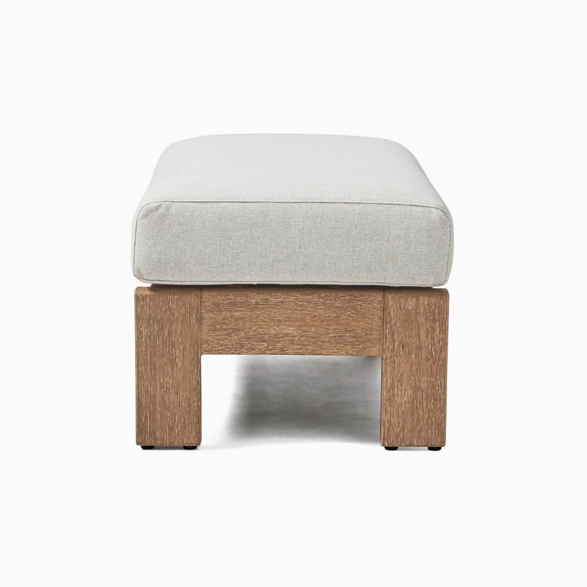 Nusantara Teak Ottoman - Natural Finish - Image 4
