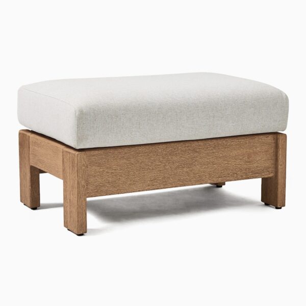 Nusantara Teak Ottoman - Natural Finish