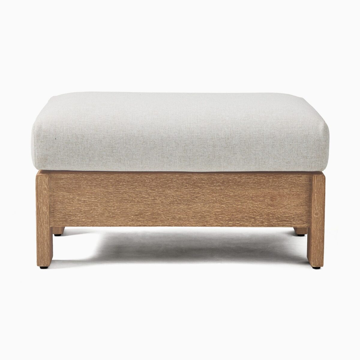 Nusantara Teak Ottoman - Natural Finish - Image 2