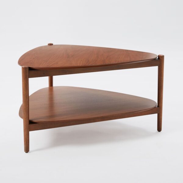 Bima Tripod Coffee Table - Mahogany Finish