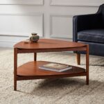 Bima Tripod Coffee Table - Mahogany Finish - Image 4