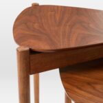 Arjuna Nesting Side Tables - Walnut Finish - Image 2