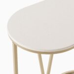 Kartika C-Shaped Side Table - Quartz Finish - Image 2