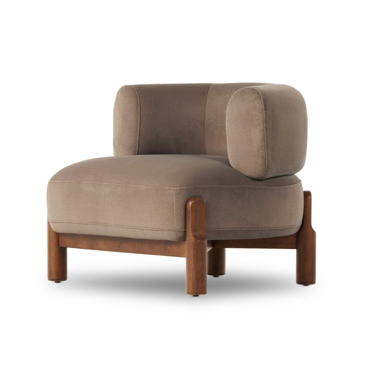 Dewi Parawood Lounge Chair - Brown Finish - Image 10