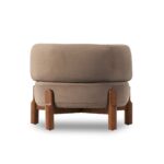Dewi Parawood Lounge Chair - Brown Finish - Image 4