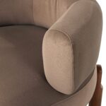 Dewi Parawood Lounge Chair - Brown Finish - Image 5