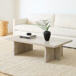 Santa Rosa Rectangle Coffee Table - Weathered Oak Finish - Image 6