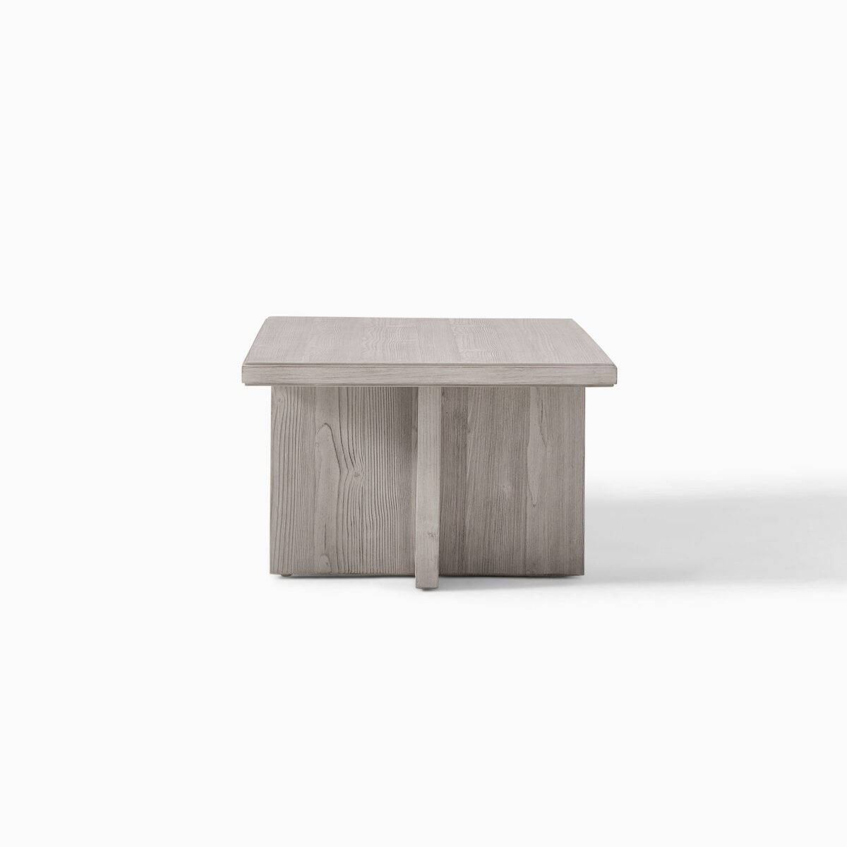 Santa Rosa Rectangle Coffee Table - Weathered Oak Finish - Image 5