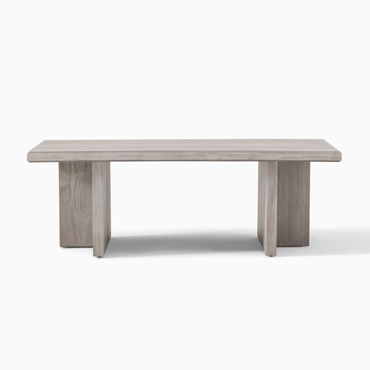 Santa Rosa Rectangle Coffee Table - Weathered Oak Finish - Image 3
