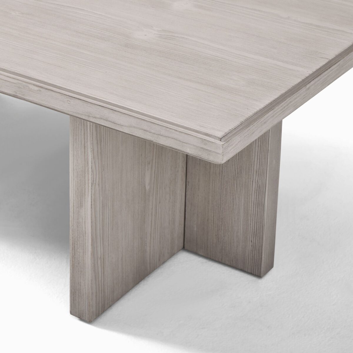 Santa Rosa Rectangle Coffee Table - Weathered Oak Finish - Image 2