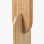 Citra Marble Side Table - Natural Oak Finish - Image 2
